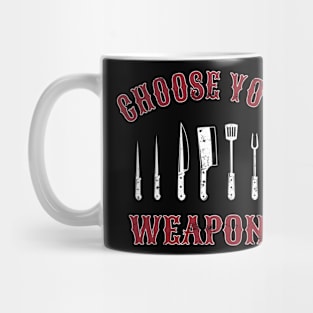 Grill Barbeque Weapons Mug